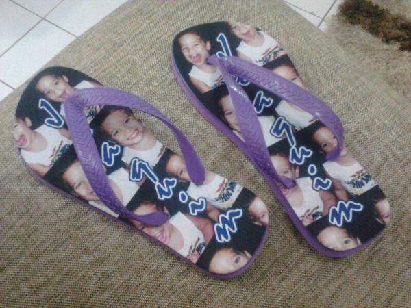 Chinelo Personalizado em tecido